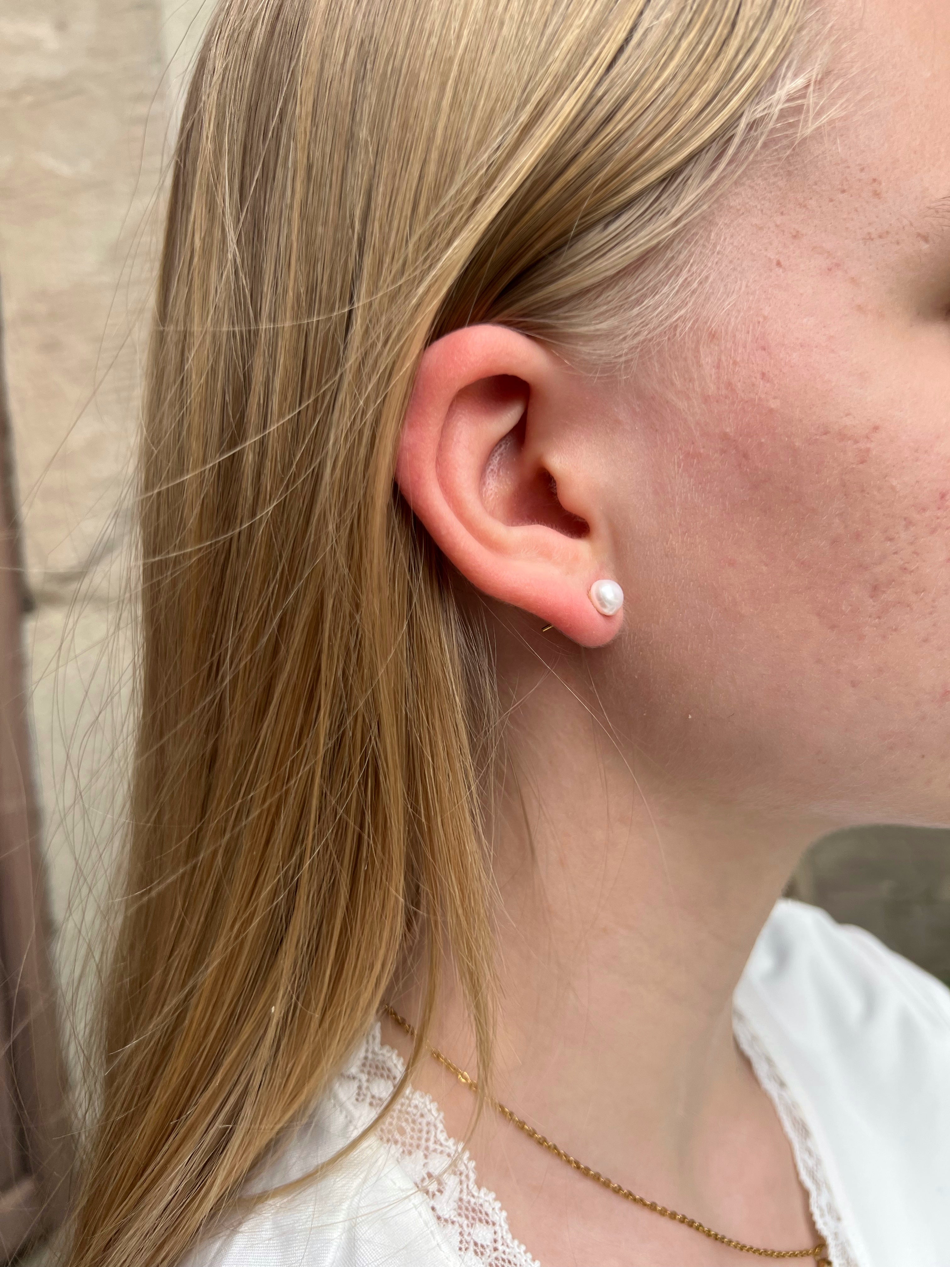 Perlenohrstecker 6mm