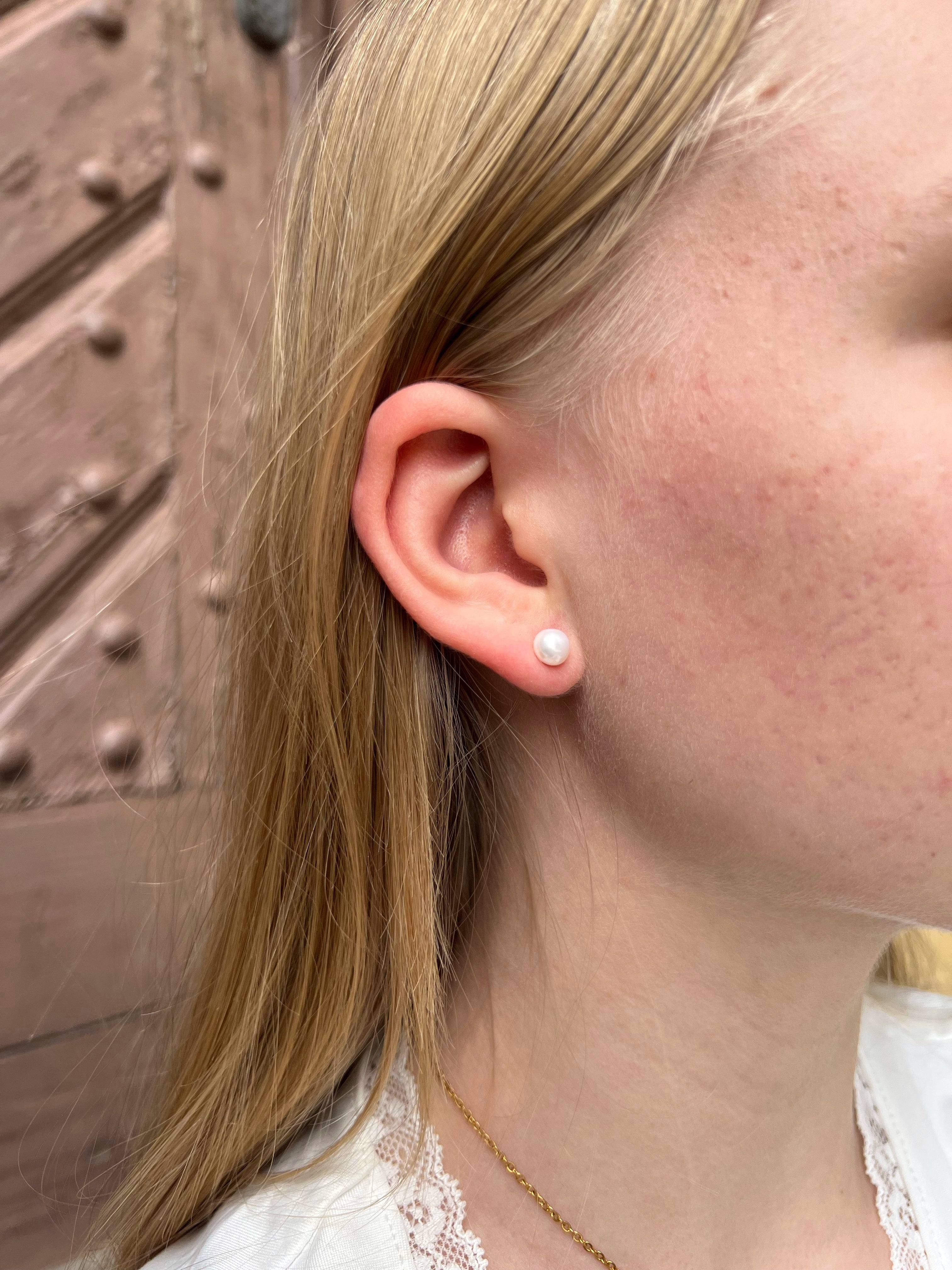 Perlenohrstecker 6mm