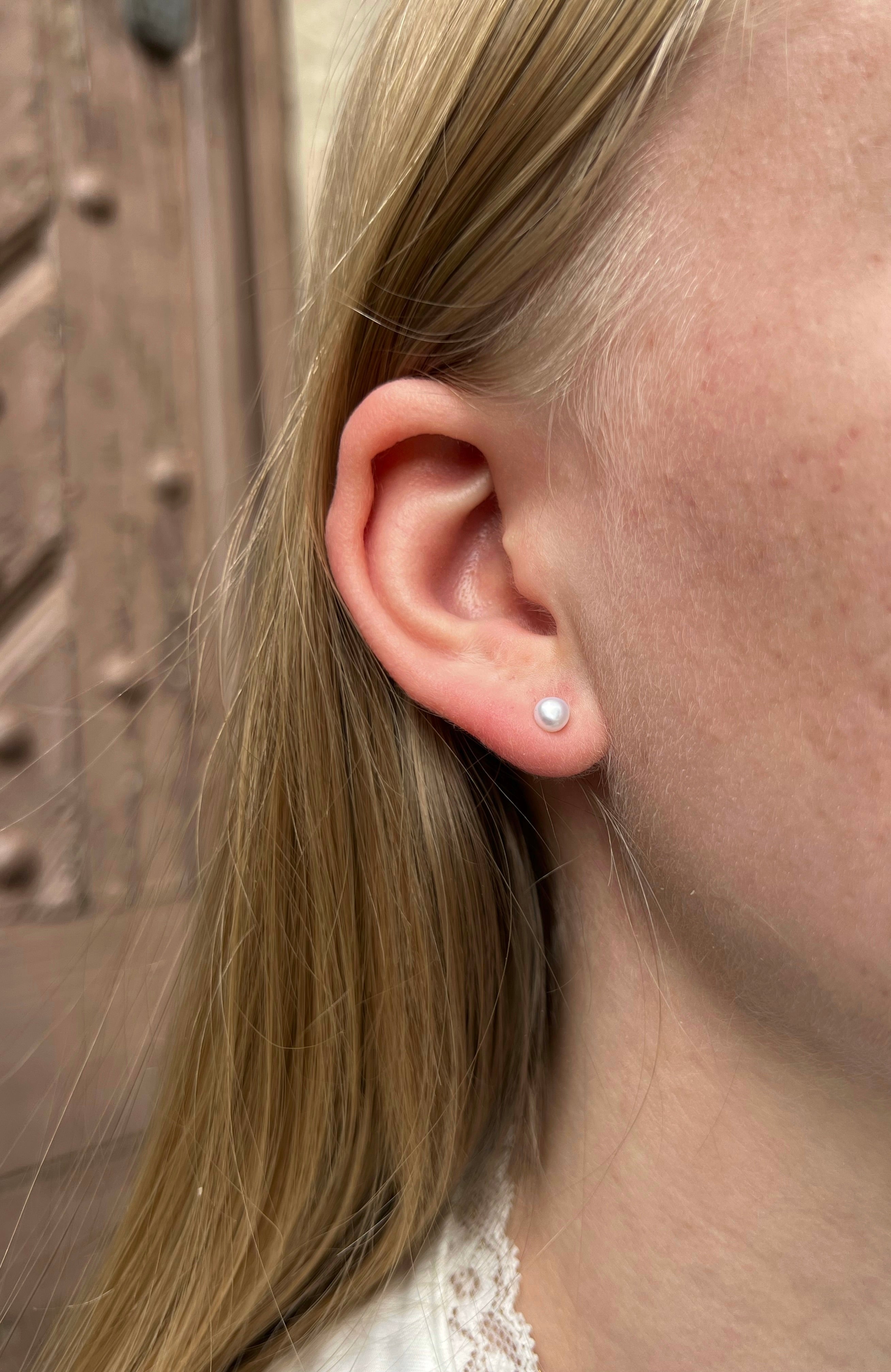 Perlenohrstecker 4mm