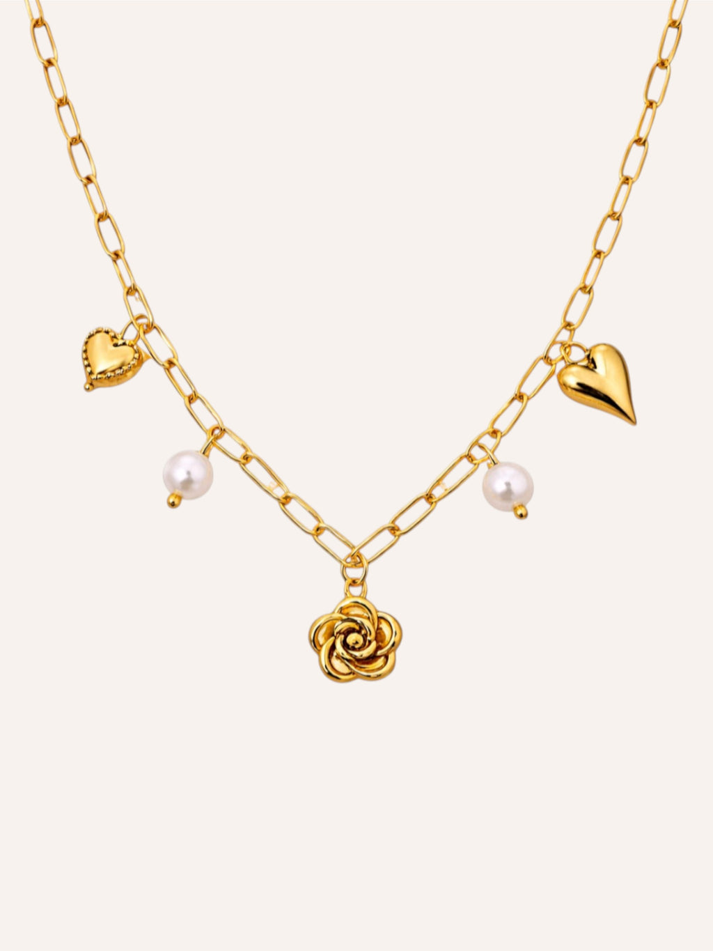 Love Bloom Charm Halskette
