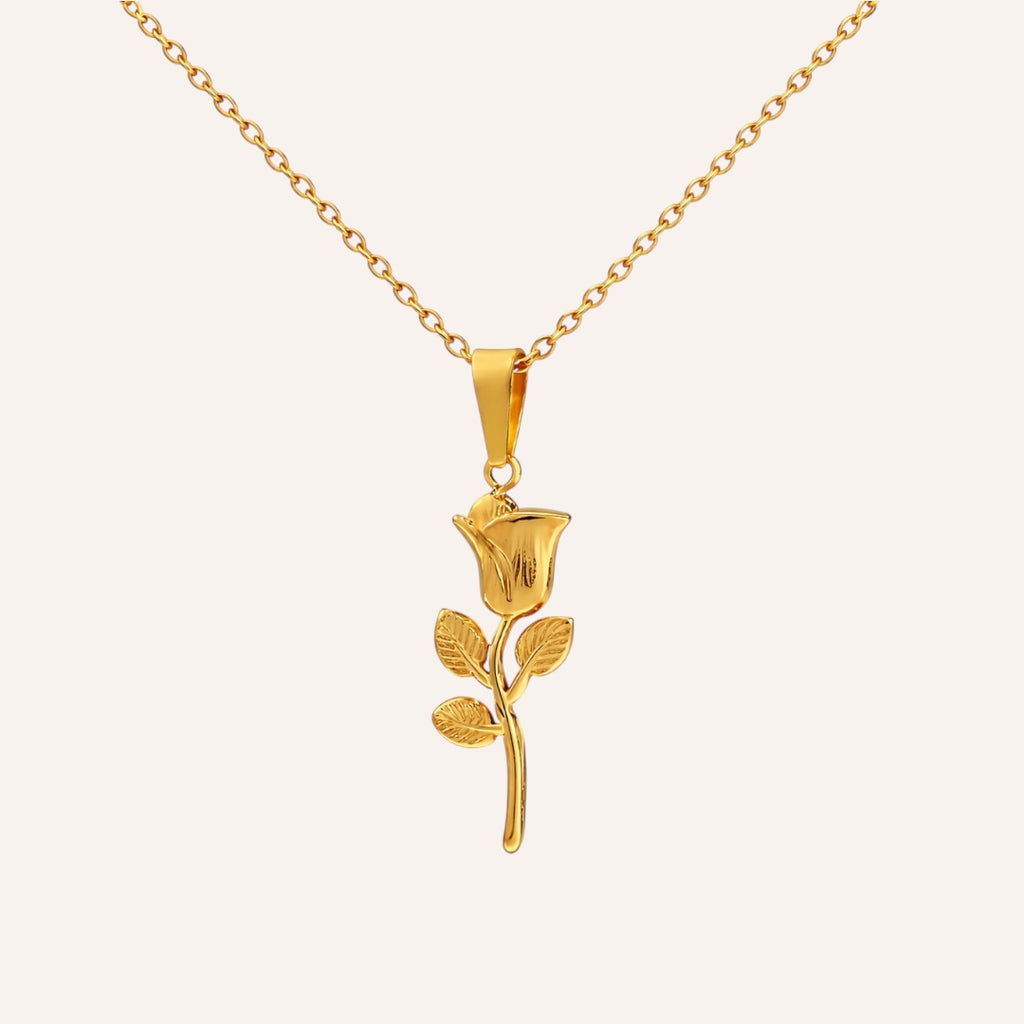 Golden Rose Halskette