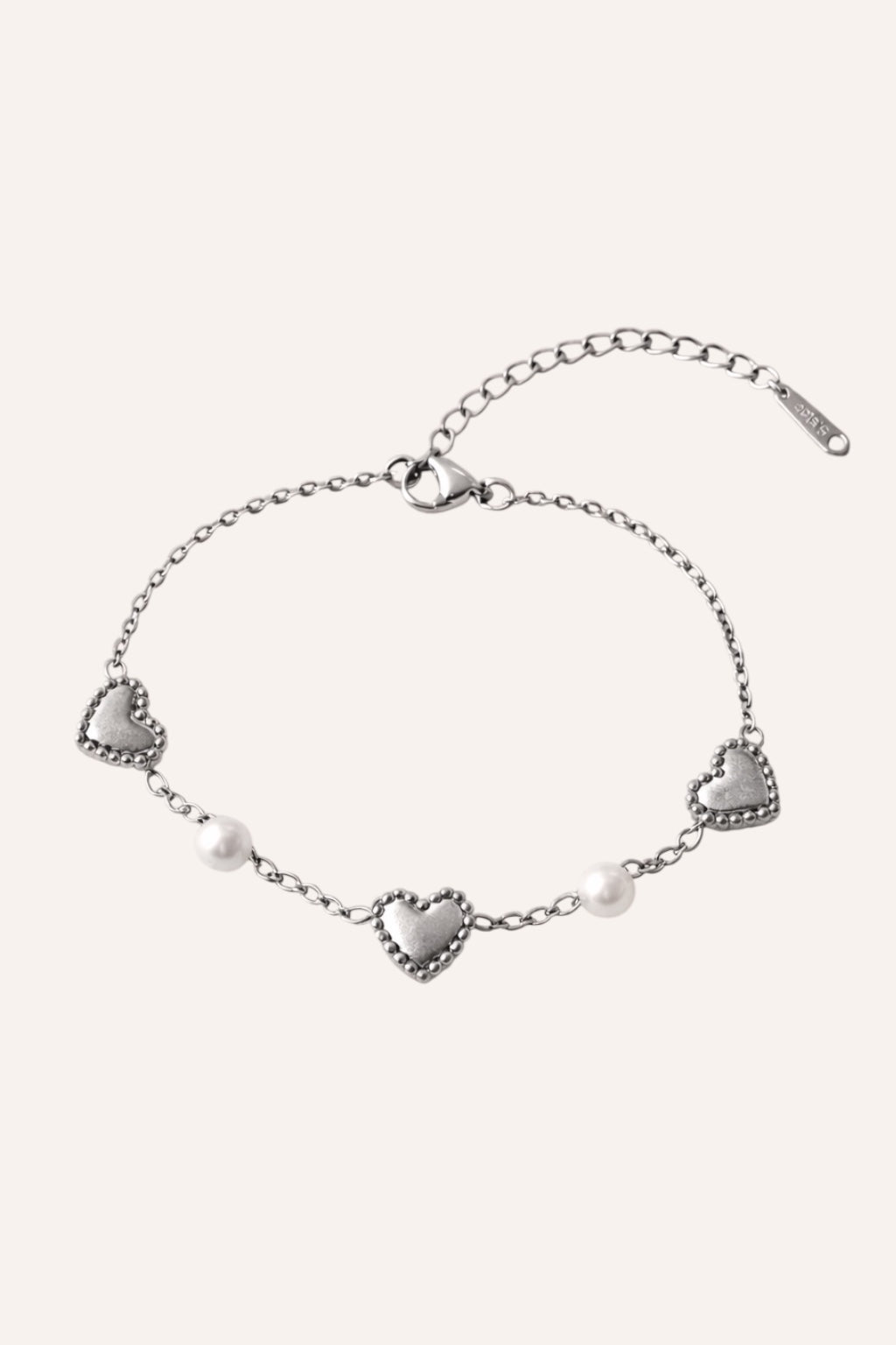 Heart Pearl Armband