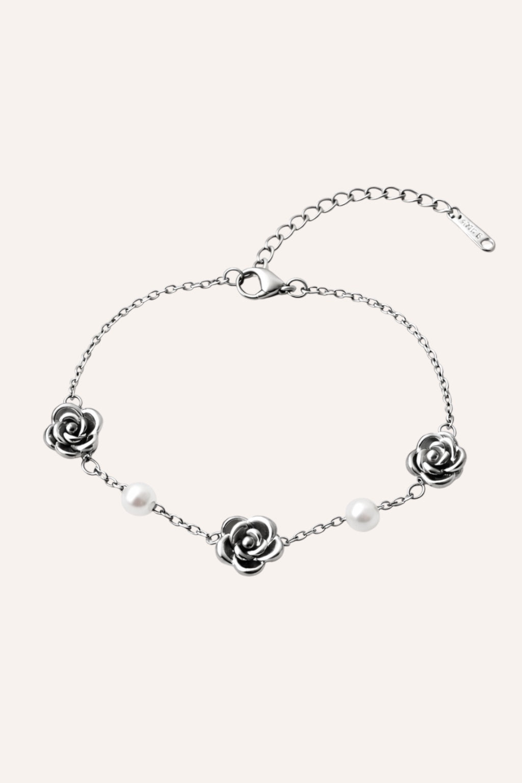 Pearl Rose Armband