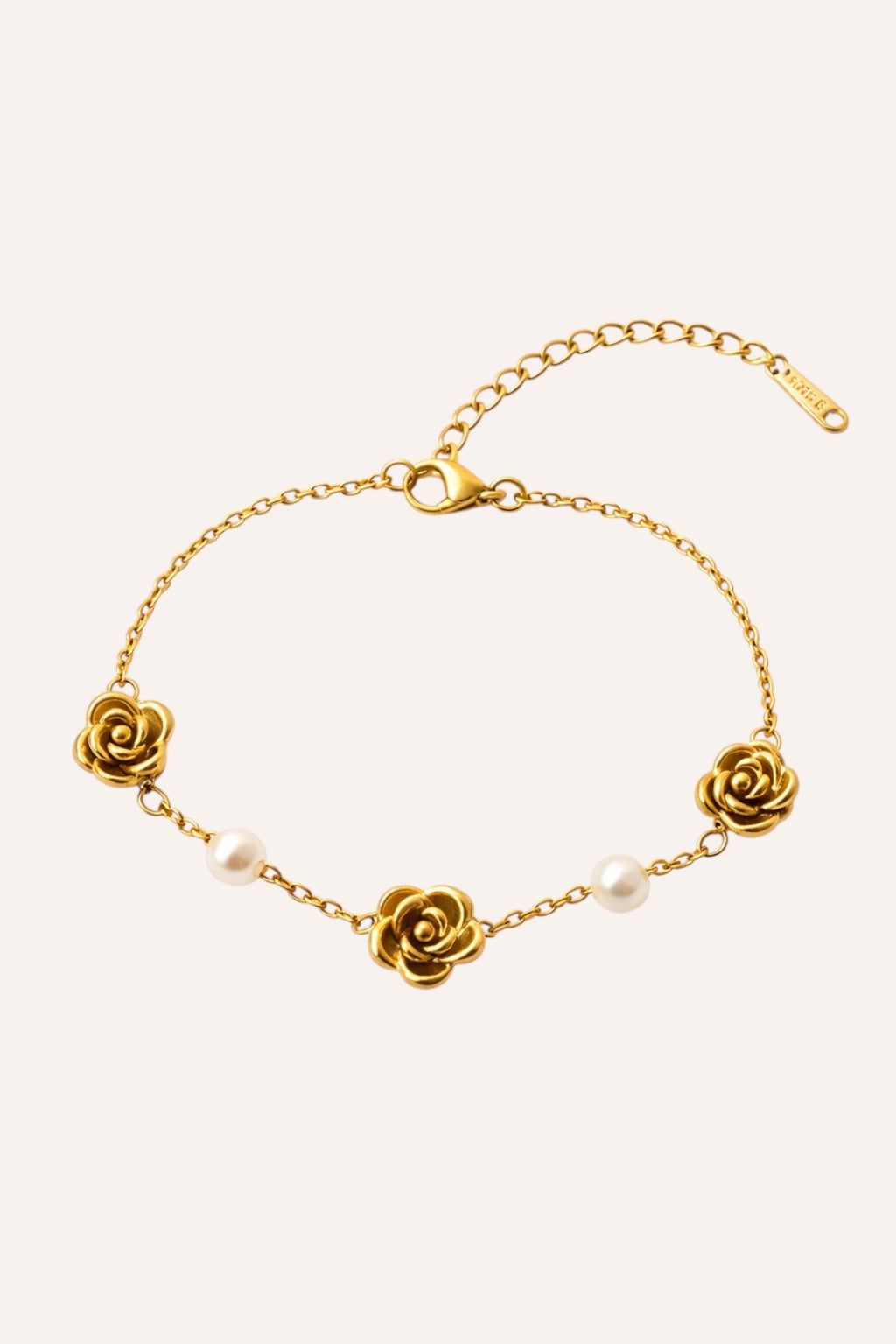 Pearl Rose Armband