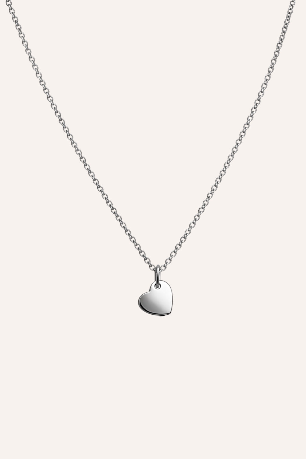 Minimal Heart Halskette